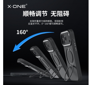 【vlog神器】xone適用蘋果17手機殼iPhone17promax磁吸支架新款防摔air保護套360°旋轉(zhuǎn)pro外殼鏡頭全包高端