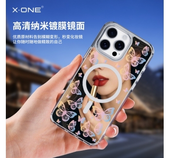 Xone適用蘋果16手機殼16promax新款外殼磁吸充電iPhone16plus超火鏡面保護套高顏值16pro超好看手機套女獨特 可開發(fā)票